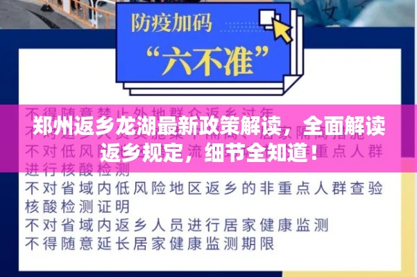 郑州返乡龙湖最新政策解读，全面解读返乡规定，细节全知道！