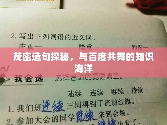 茂密造句探秘，与百度共舞的知识海洋