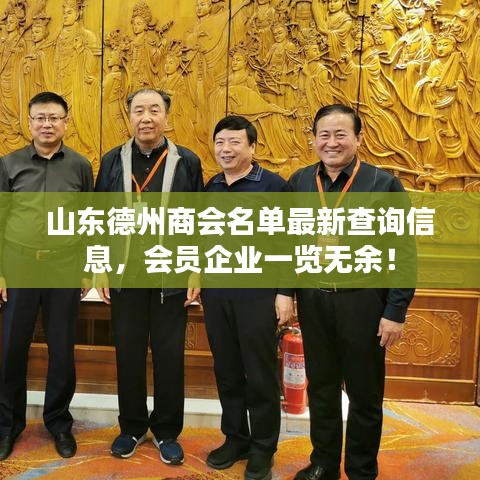 山东德州商会名单最新查询信息，会员企业一览无余！