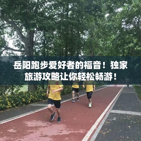 岳阳跑步爱好者的福音！独家旅游攻略让你轻松畅游！