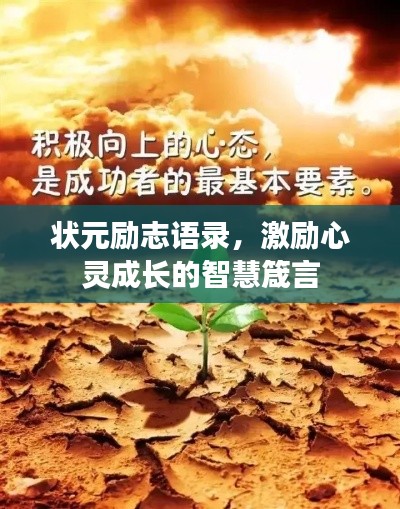 状元励志语录，激励心灵成长的智慧箴言
