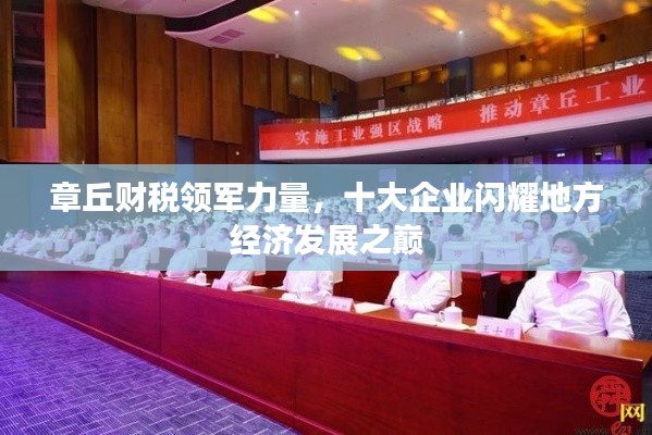 章丘财税领军力量，十大企业闪耀地方经济发展之巅