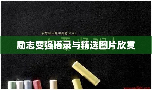 励志变强语录与精选图片欣赏