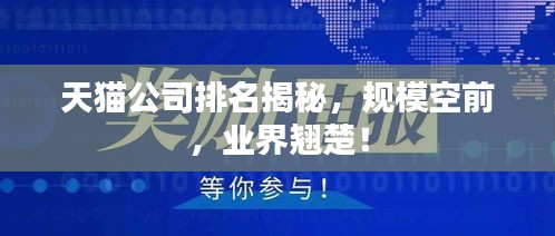 天猫公司排名揭秘，规模空前，业界翘楚！