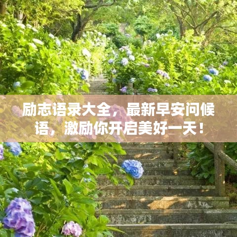 励志语录大全，最新早安问候语，激励你开启美好一天！