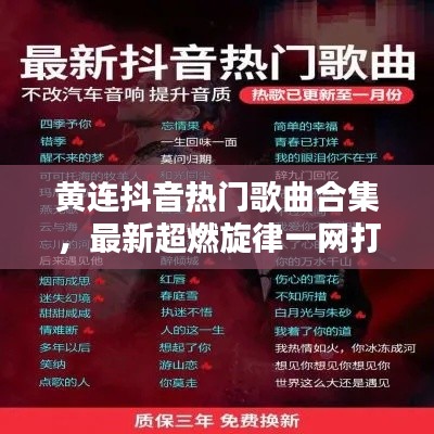黄连抖音热门歌曲合集，最新超燃旋律一网打尽