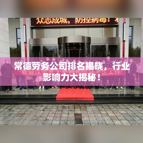 常德劳务公司排名揭晓，行业影响力大揭秘！